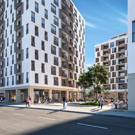 Donaublick Oasis: Stylische Wohnung Vienna Exterior photo